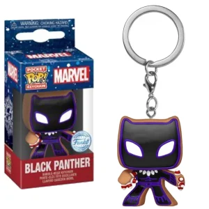 Holiday Black Panther Keychain Holiday Black Panther Keychain