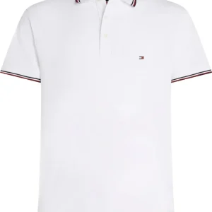 Tommy Hilfiger Polo Uomo 1985 Rwb Tipped Slim Tommy Hilfiger Polo Uomo 1985 Rwb Tipped Slim