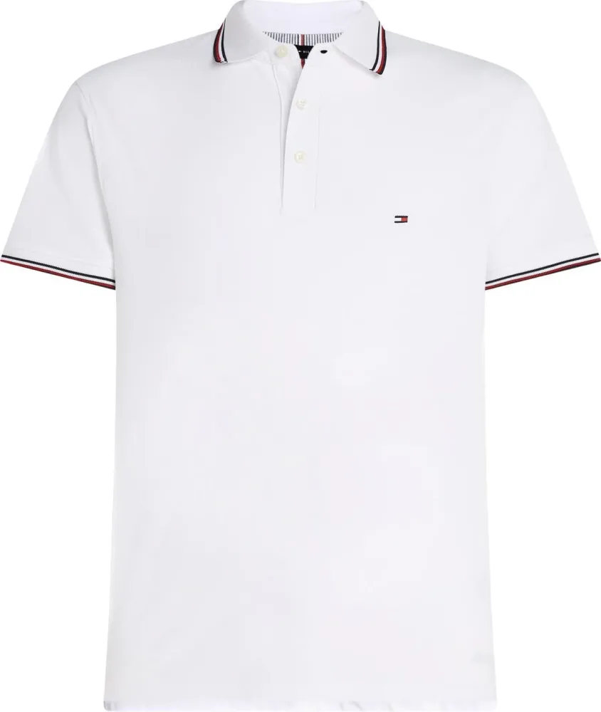Tommy Hilfiger Polo Uomo 1985 Rwb Tipped Slim