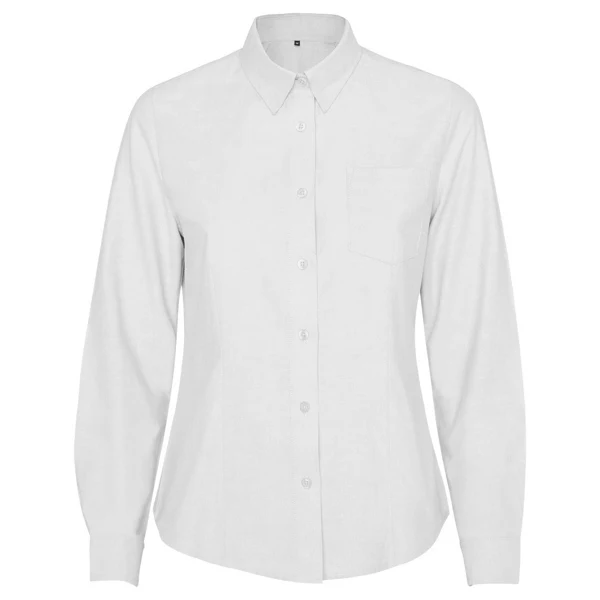 Camicia da Lavoro Donna Maniche Lunghe OXFORD WOMAN – Tessuto Oxford e Taglio Aderente - immagine 2