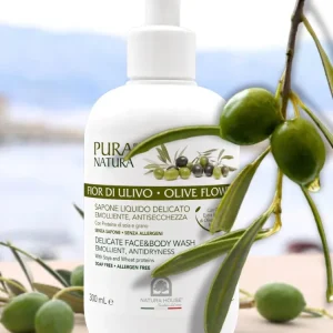 FIOR DI ULIVO SAPONE LIQUIDO Delicato, Emolliente e Anti Secchezza