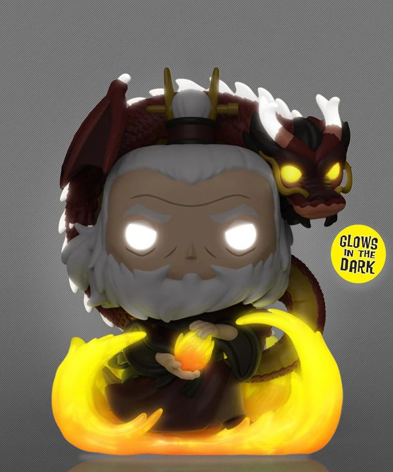 Avatar Roku with Dragon (Glows in the Dark)