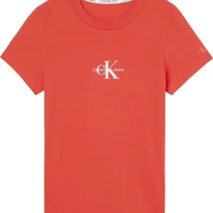 Calvin Klein T Shirt Donna Monogram Slim