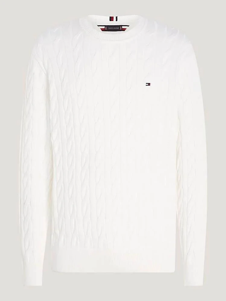 Tommy Hilfiger Maglia Uomo Classic Cable Crew Neck