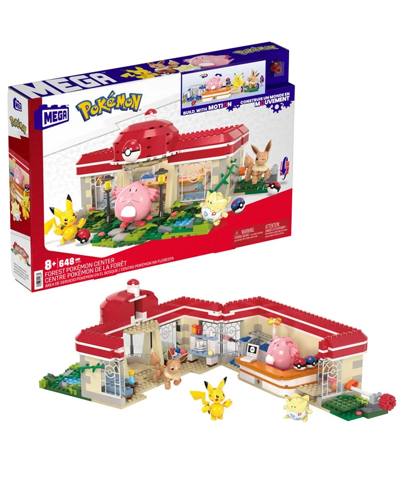 Pokémon Mega Construx Construction Set Forest Pokémon Center - immagine 3