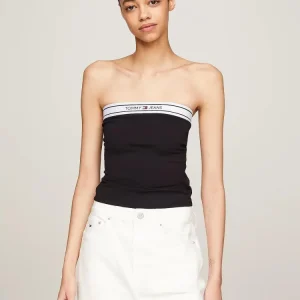 Tommy Hilfiger Top Donna Logo Taping Tube Tommy Hilfiger Top Donna Logo Taping Tube