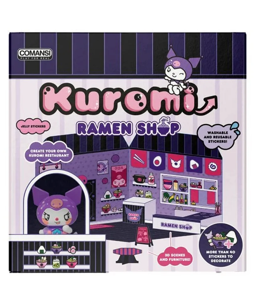 Hello Kitty Sticker House - Ramen Restaurant Kuromi 6 cm - immagine 2