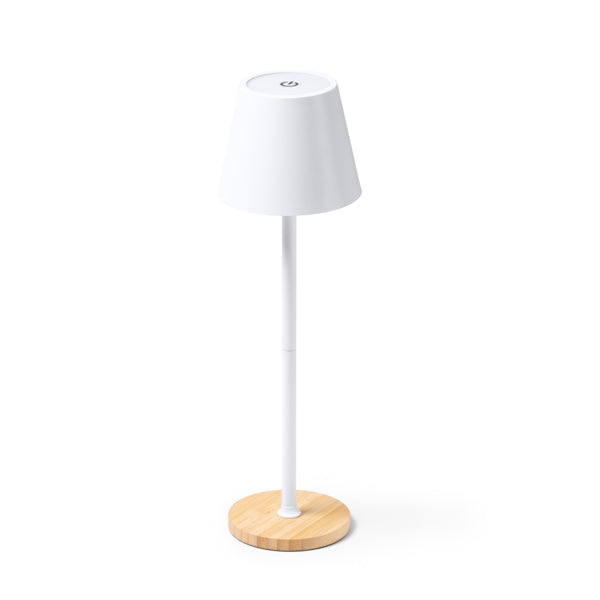 Lampada in Metallo e Bambù con Touchscreen LED 1200 mAh e 3 Modalità di Illuminazione, da 20 pezzi personalizzazione compresa - immagine 2