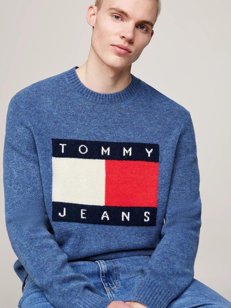 Tommy Hilfiger Maglia Uomo Reg Melange Flag - immagine 2