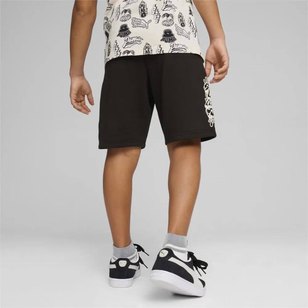Puma Pantaloncini Junior Ess+ Mid 90s - immagine 3