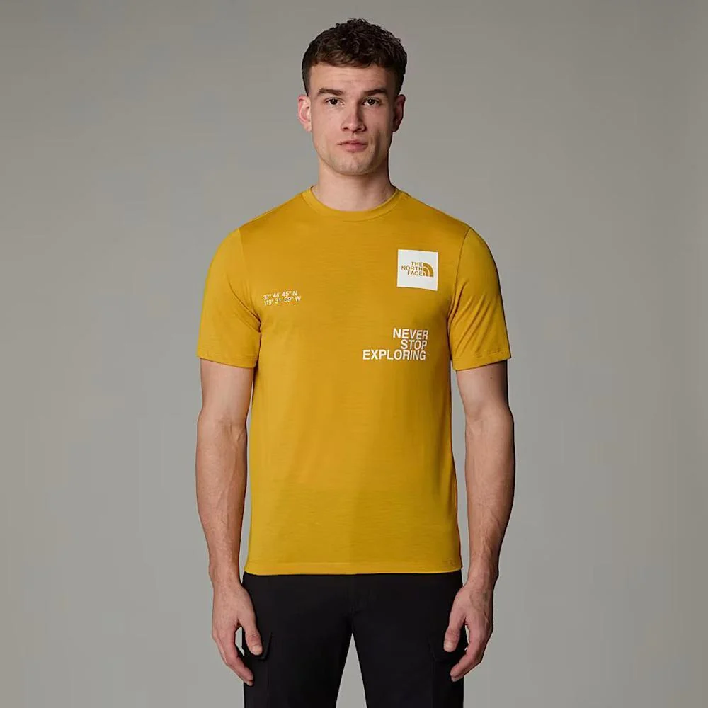 The North Face T Shirt Uomo Found.Mountains Coordinates