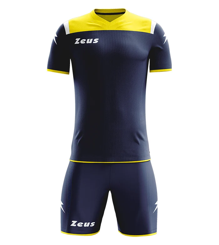 Zeus Kit Vesuvio | Completo Calcio Maglia e Pantaloncini in Poliestere - immagine 2
