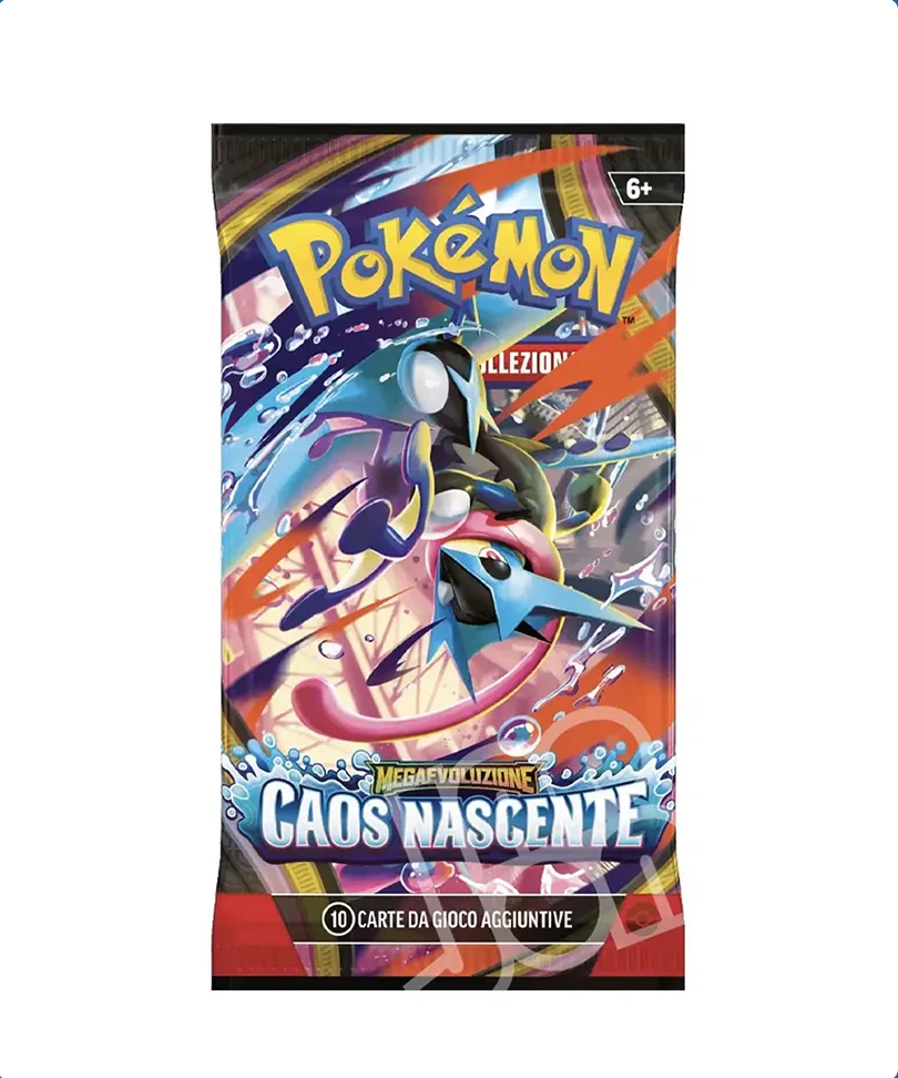 Pokemon Card Game – Booster Pack – Megaevoluzione: Caos Nascente