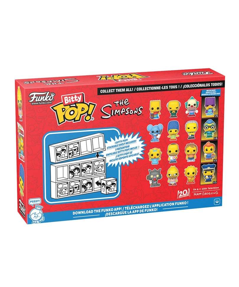 Bart Simpson / Mr. Burns / Krusty the Clown / Scegli il tuo Bitty (4-Pack) - immagine 2