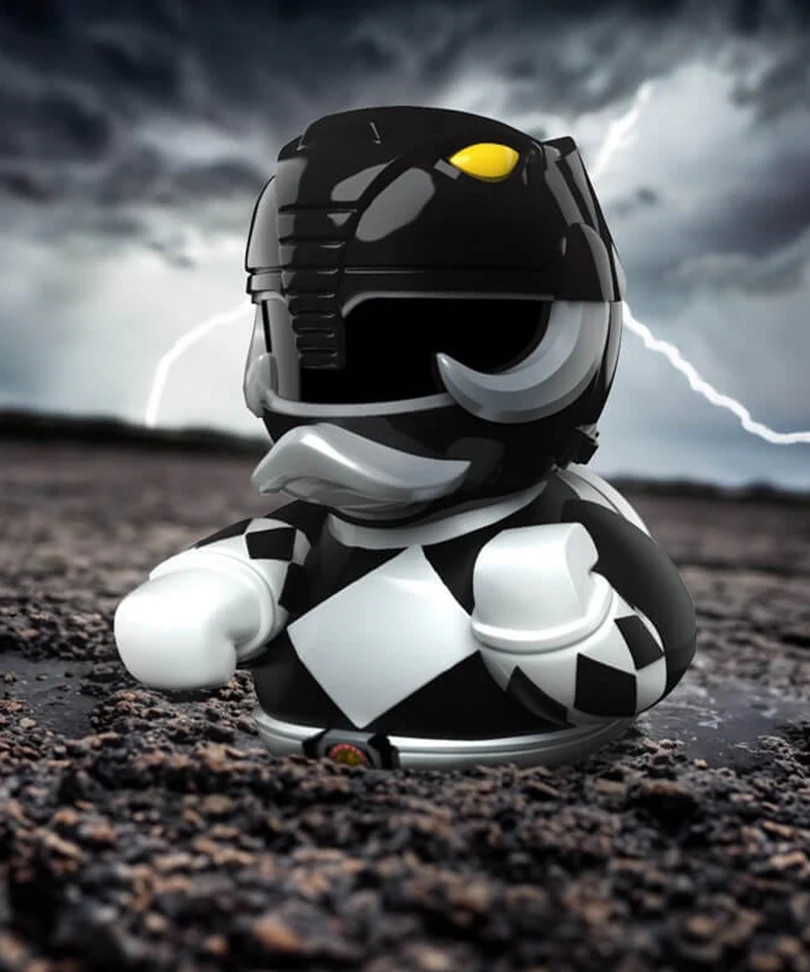 Power Rangers Black Ranger TUBBZ Cosplay Duck Collectable - immagine 3