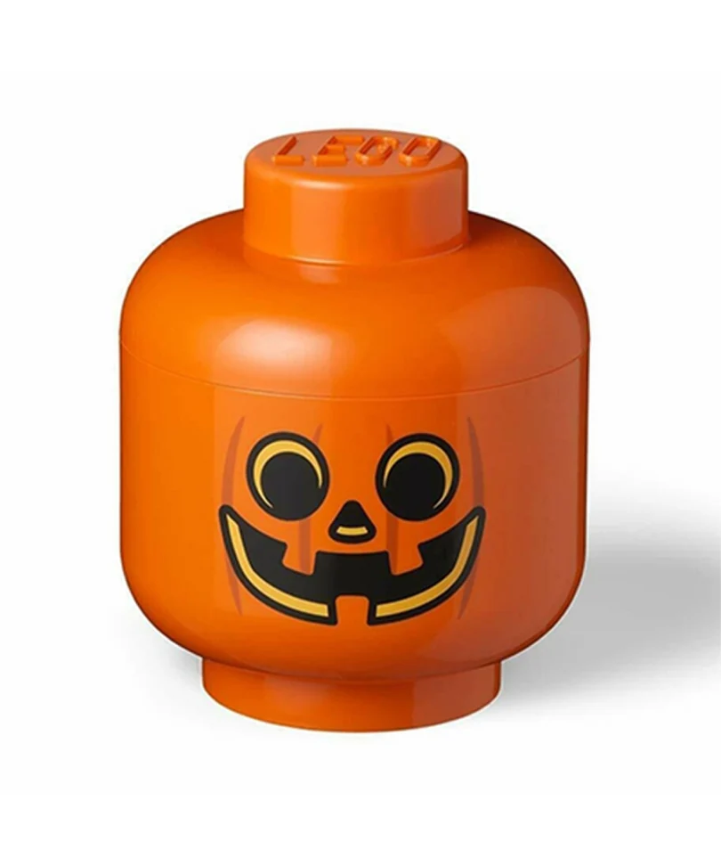 Contenitore LEGO Testa Zucca di Halloween Large