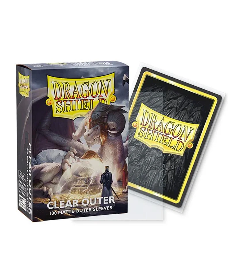 Dragon Shield - Standard Sleeves - Matte Clear (100 Sleeves) - immagine 3
