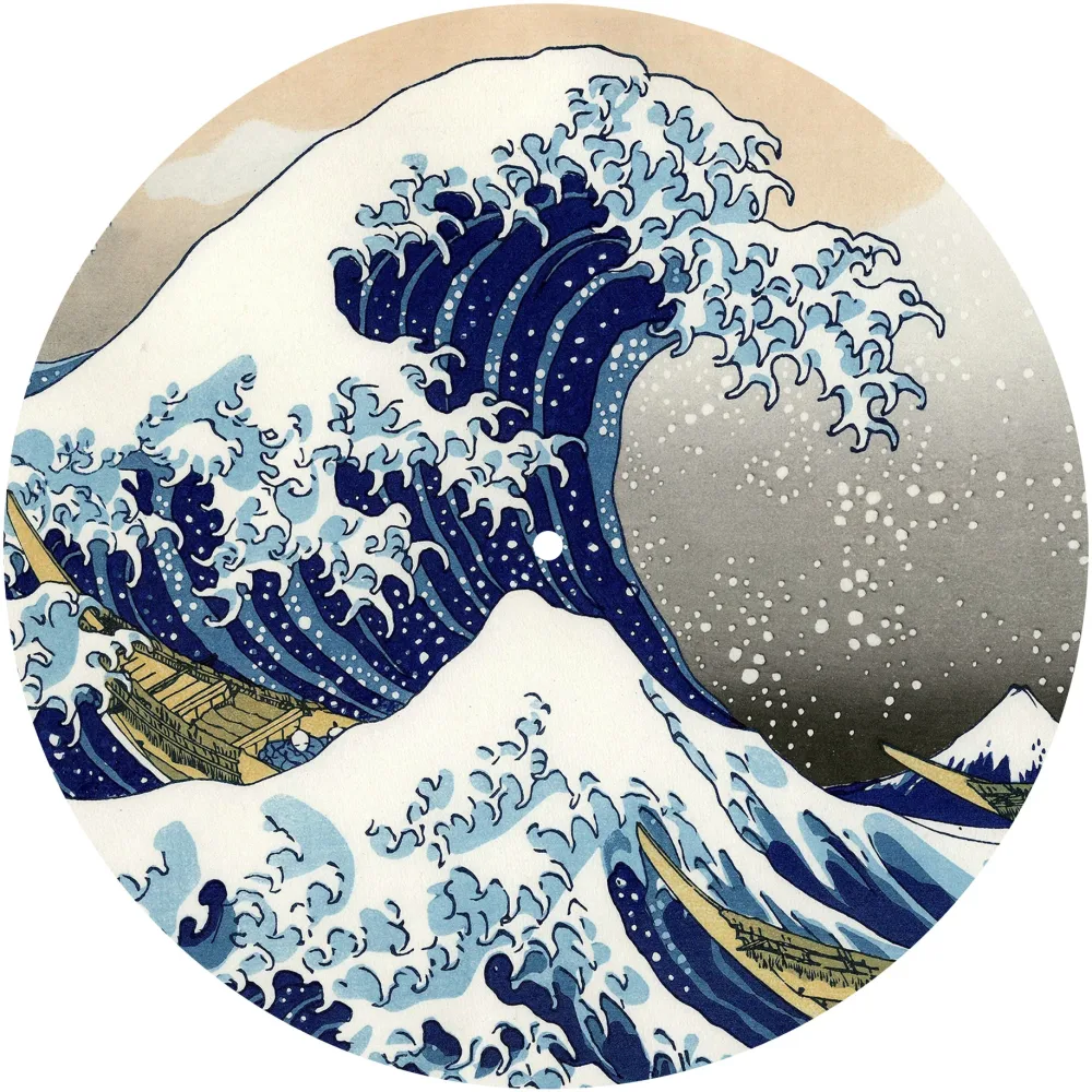 Slipmats 33 TB004 – Panno Feltro giradischi Art – Hokusai