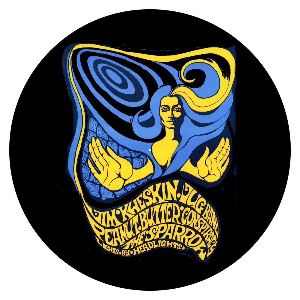 Slipmats 33 TBK-019 – Panno feltro nero giradischi – Jim Kweskin & The Jug Band