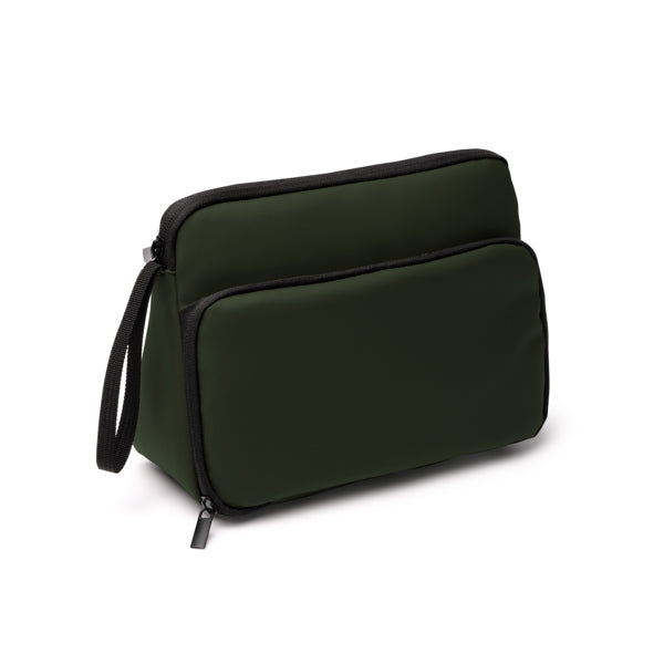 Necessaire Triangolare in Pelle PU – Lati Imbottiti, Tasche Mesh, Divisori Elastici e Doppia Zip Necessaire Triangolare in Pelle PU – Lati Imbottiti, Tasche Mesh, Divisori Elastici e Doppia Zip