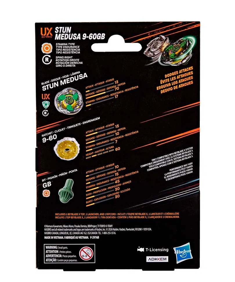 Beyblade X - Starter Pack: Stun Medusa 9-60GB - immagine 3