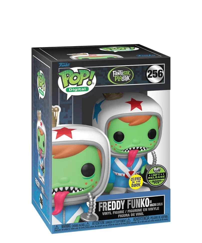 Freddy Funko as Amazing Carlos (Glows in the Dark)