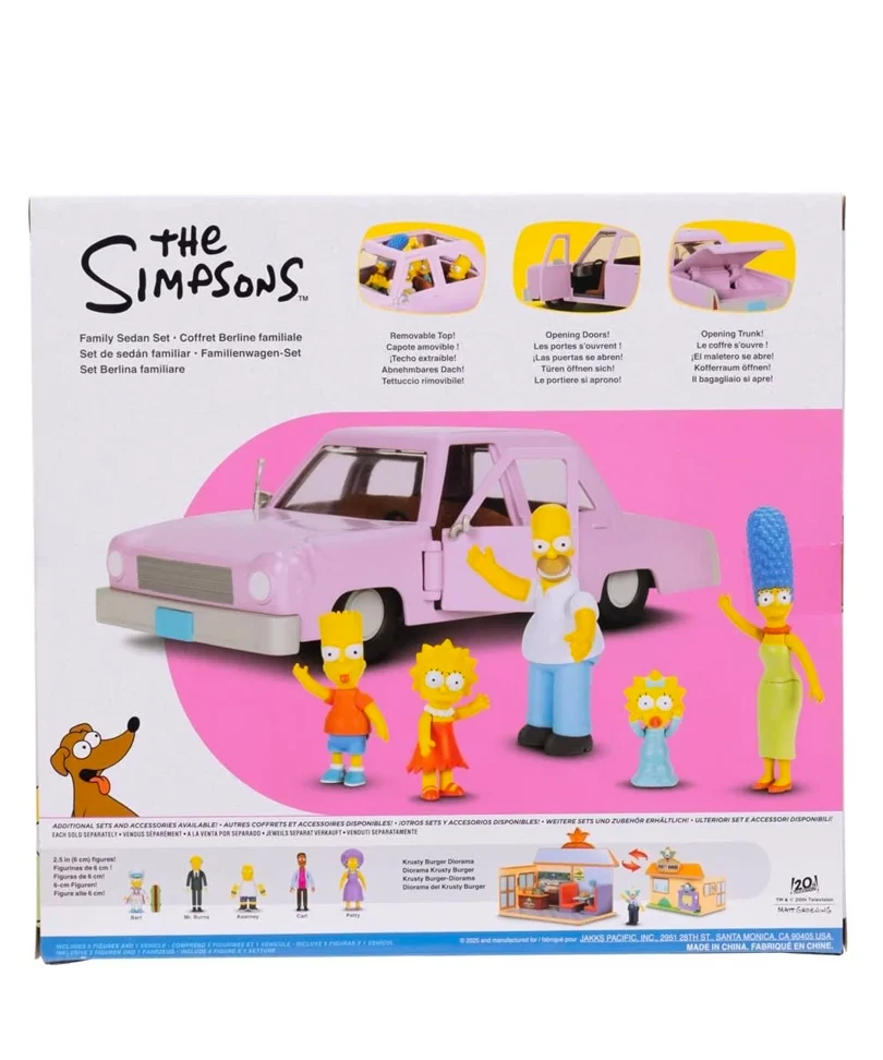 Simpsons - Mini Figure Playset - Family Sedan - immagine 3