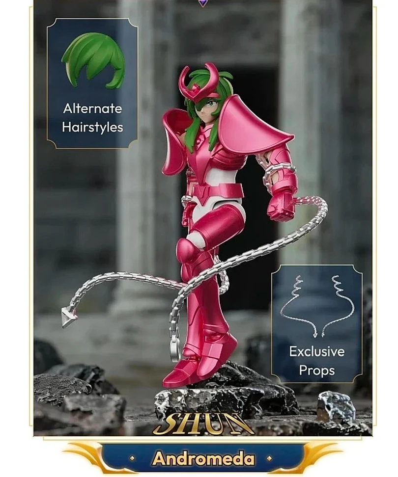 Saint Seiya Blokees Model Kit Champion Class 15 Andromeda Shun - immagine 3