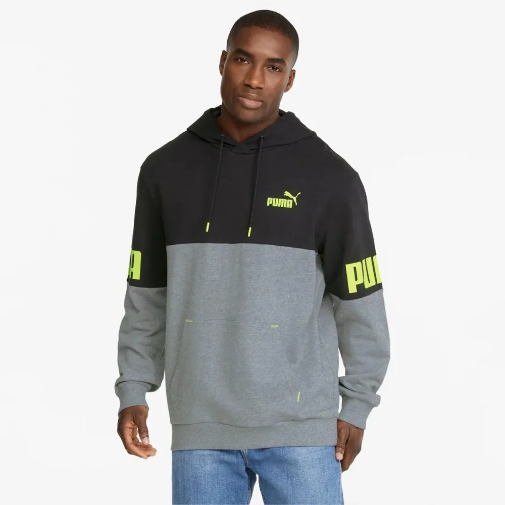 Puma Felpa Uomo Puma Power Colorblock Hoodie - immagine 3
