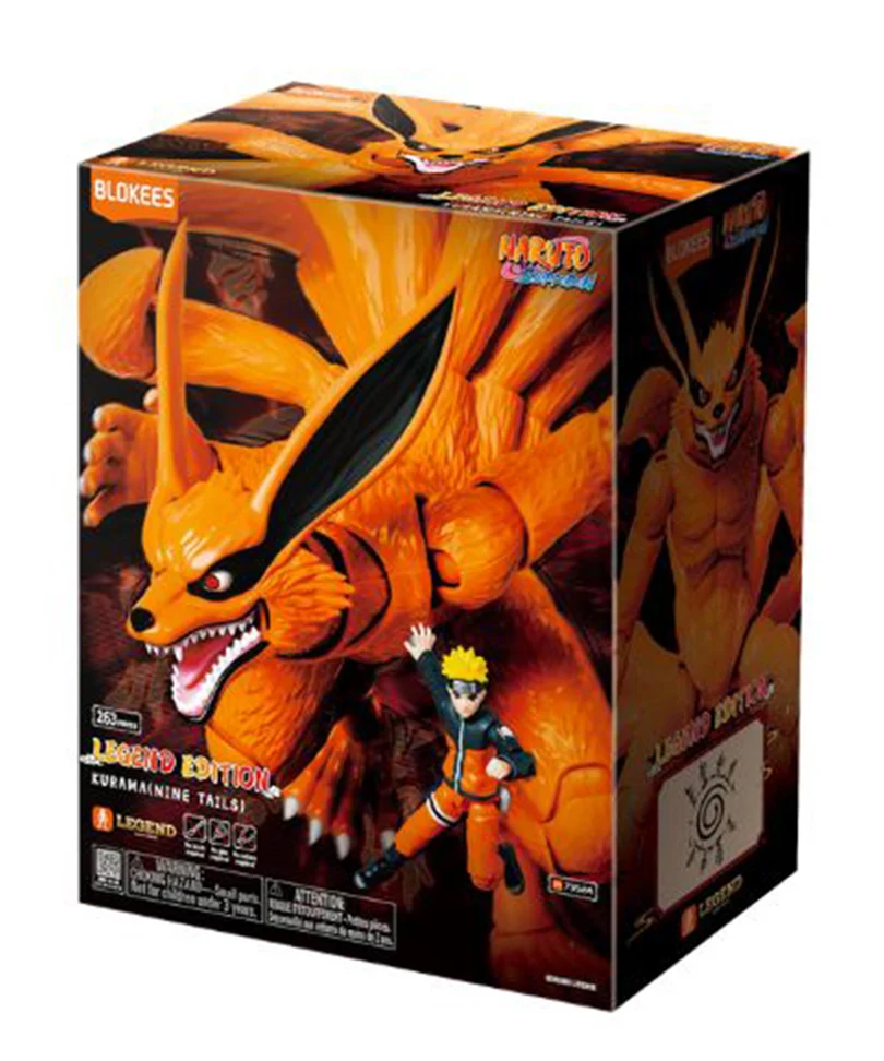 Naruto Shippuden Blokees Plastic Model Kit Action Edition 01 Kurama Nine Tails
