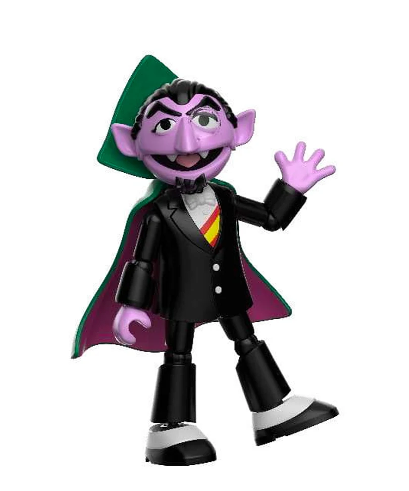 Sesame Street Blokees Plastic Model Kit PreCool Series 2 Count Von Count - immagine 3