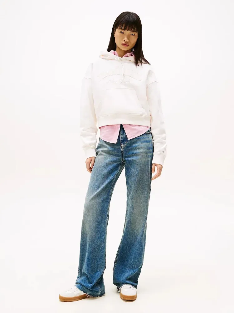 Tommy Hilfiger Felpa Donna Boxy Crp - immagine 2