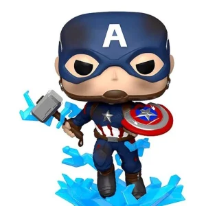 Captain America (with Electrified Mjolnir and Broken Shield) Captain America (with Electrified Mjolnir and Broken Shield)