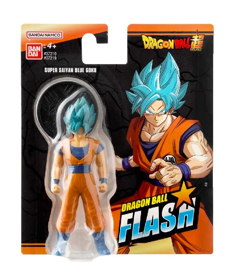 Dragon Ball Flash Series – Goku Super Saiyan Blue (Bandai) Action Figure 10 cm - immagine 2