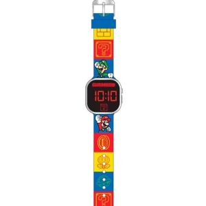Orologio da Polso Digitale LED Super Mario & Luigi