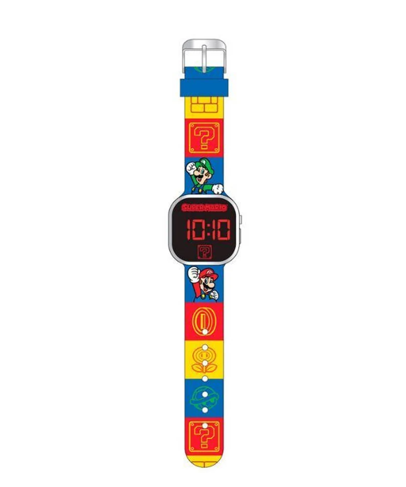 Orologio da Polso Digitale LED Super Mario & Luigi