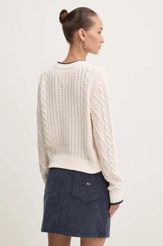 Tommy Hilfiger Maglia Donna Bubble Cable Flag - immagine 2