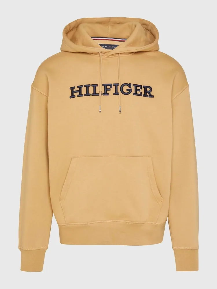 Tommy Hilfiger Felpa Uomo C/Capp Monotype Embro