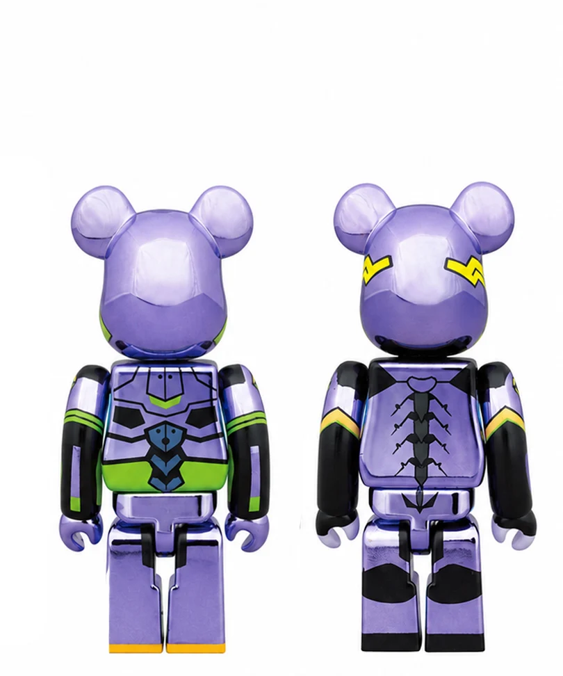 BEARBRICK - Evangelion 3.0+1.01 - Set Of 2 Figure 7cm - immagine 2