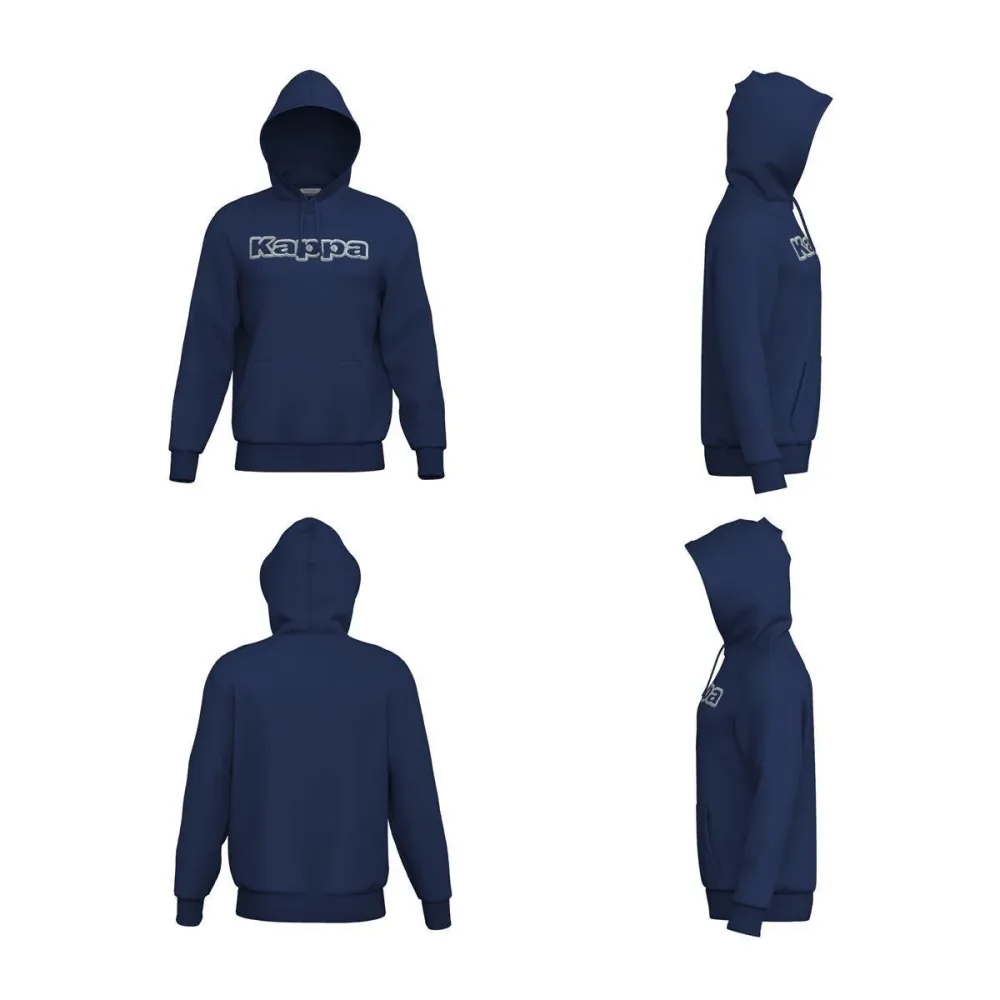 Kappa Felpa Uomo Cappuccio Logo Dafers