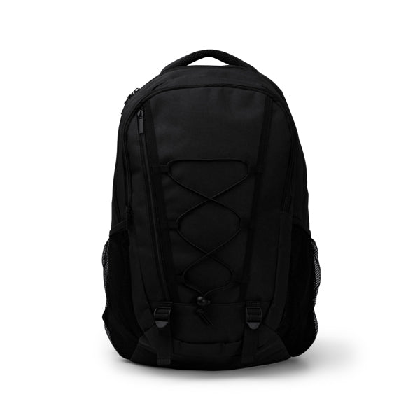 Zaino in Poliestere 600D – 2 Scomparti, Laptop 16", Tasca Frontale Coulisse+Zip, Mesh Borracce - immagine 2