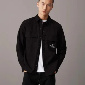Calvin Klein Camicia Uomo Cargo Overshirt