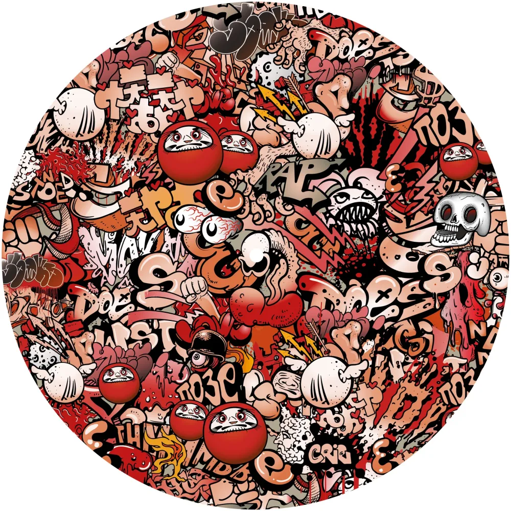 Slipmats 33 TB092 – Panno feltro giradischi – Graffiti