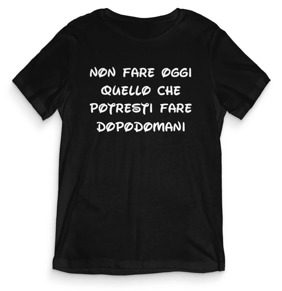 TeesBlitz T-Shirt divertente – Non fare Oggi tee20-018