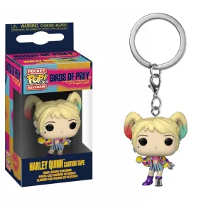 Harley Quinn Caution Tape Keychain Harley Quinn Caution Tape Keychain