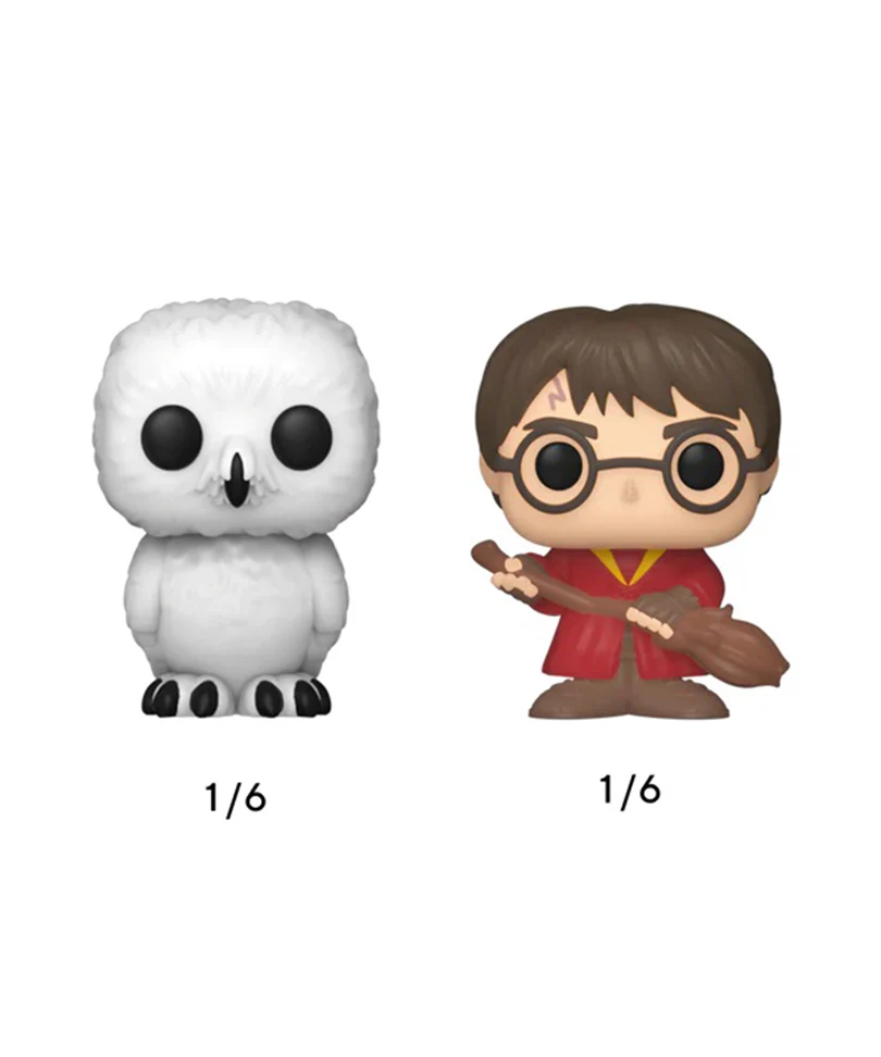 Harry Potter (Robes and Hedwig) / Draco Malfoy / Dobby / Mystery Bitty (4-Pack) - immagine 3