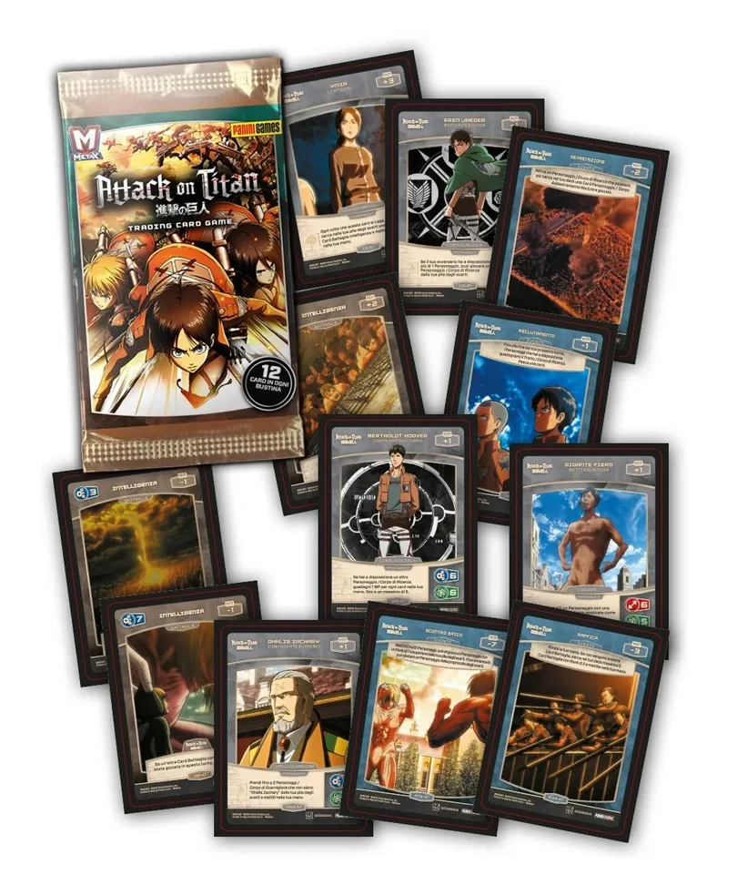 Attack on Titan - Bustina 12 Card - immagine 2