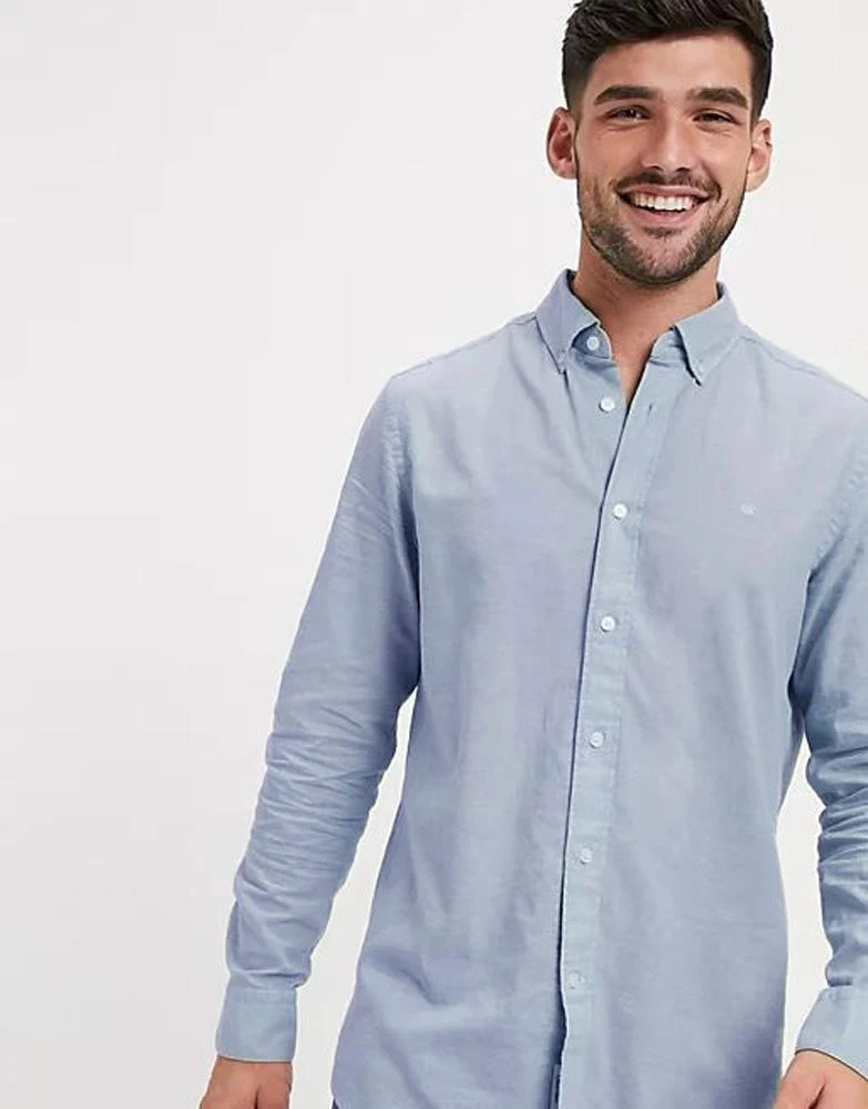 Calvin Klein Camicia Uomo Linen Solid Slim