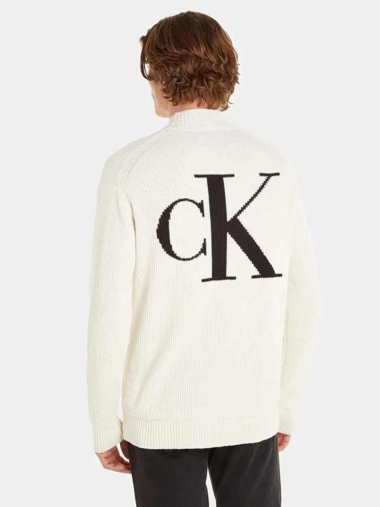 Calvin Klein Maglia Uomo Blow Up Ck Mock Sweater - immagine 3