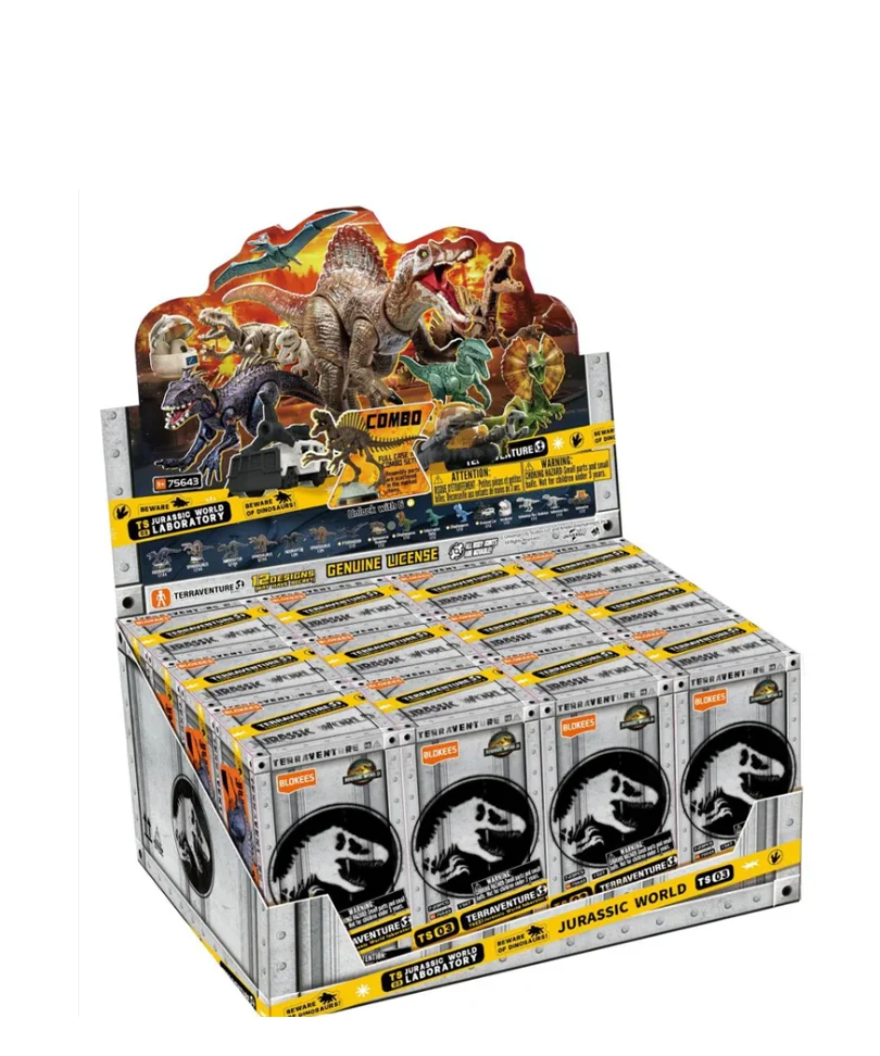 Jurassic World Blokees Plastic Model Kit Terraventure TS-03 - Blind Box - immagine 3